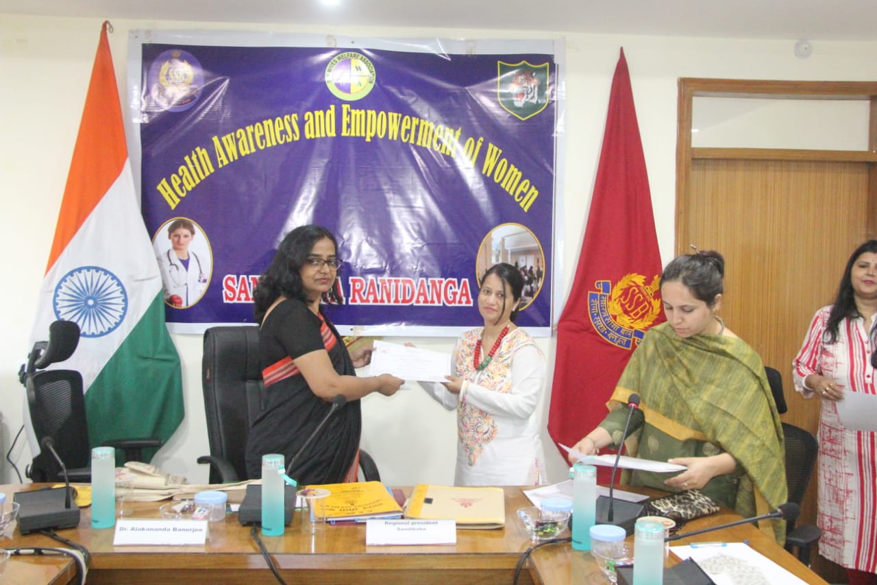 Health and Women Empowerment at Sandiksha,SSB Siliguri WB,India